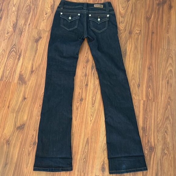 Vintage C'est Toi dark wash jeans boot cut size 3 90s for( tall girls  long legs - Picture 2 of 6